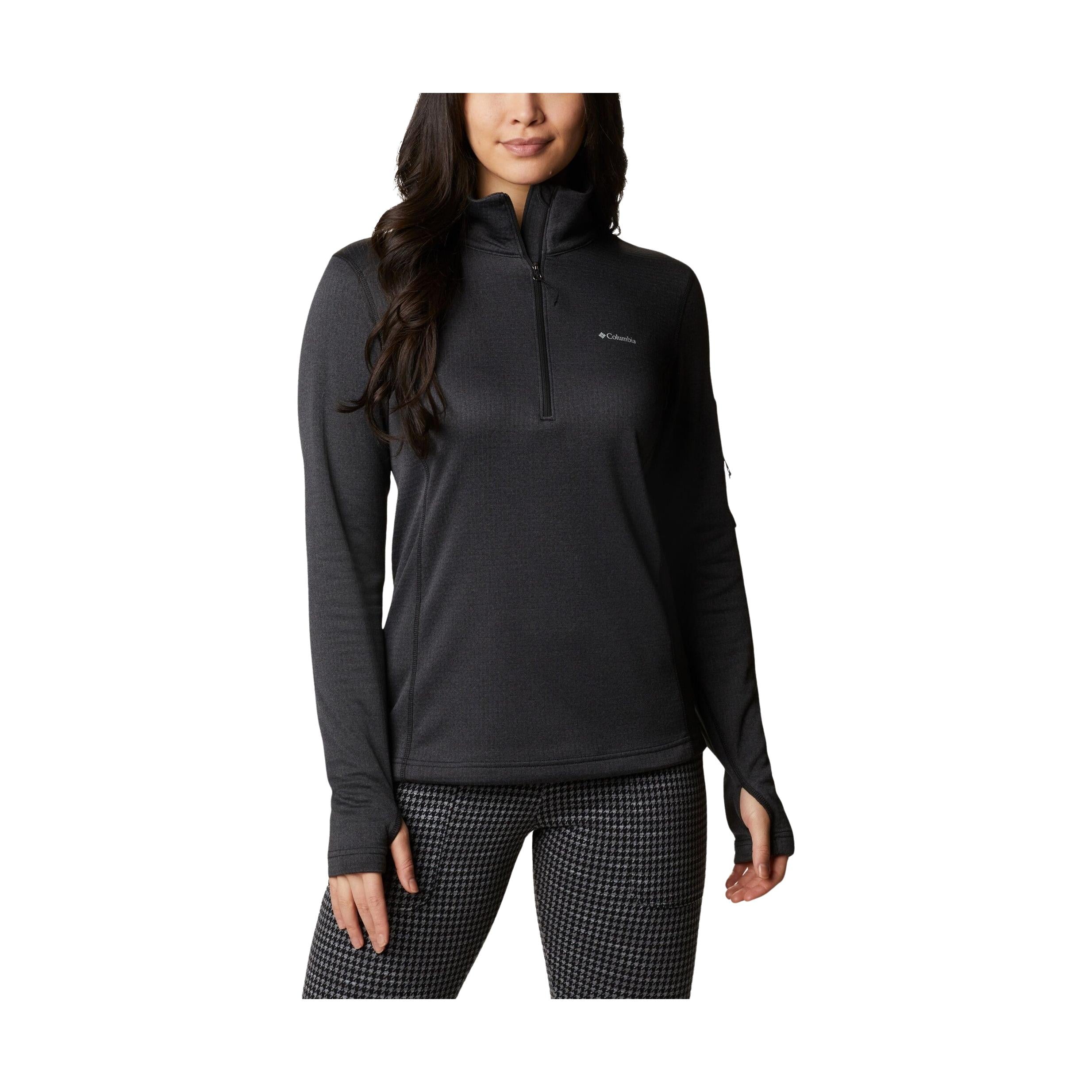 Image of Columbia Park View Women's Grid Fleece 1/2 Zip COLUMBIA
