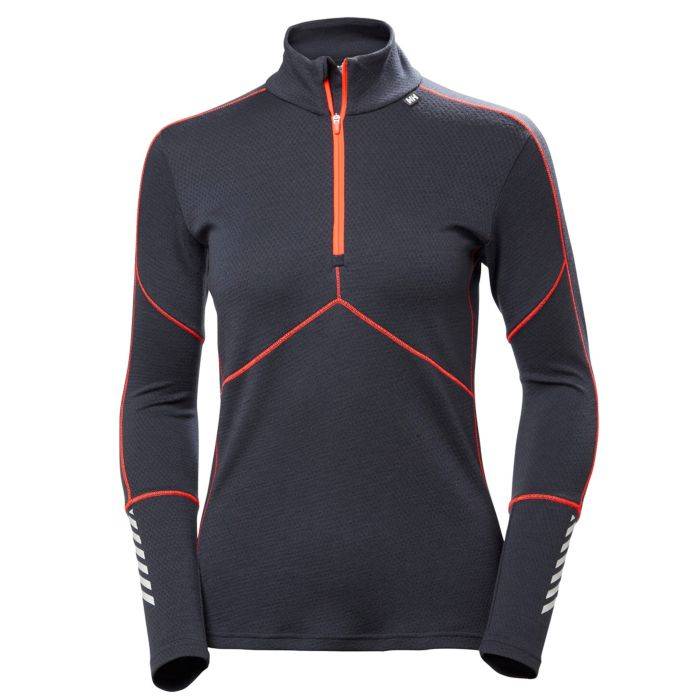 Helly Hansen Hh Lifa Wms Merino Classic 1/2 Zip Graphite Blue HELLY HANSEN