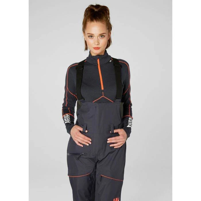 Image of Helly Hansen Hh Lifa Wms Merino Classic 1/2 Zip Graphite Blue HELLY HANSEN