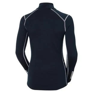 Image of Helly Hansen W Lifa Merino Midw 1/2 Zip Navy HELLY HANSEN