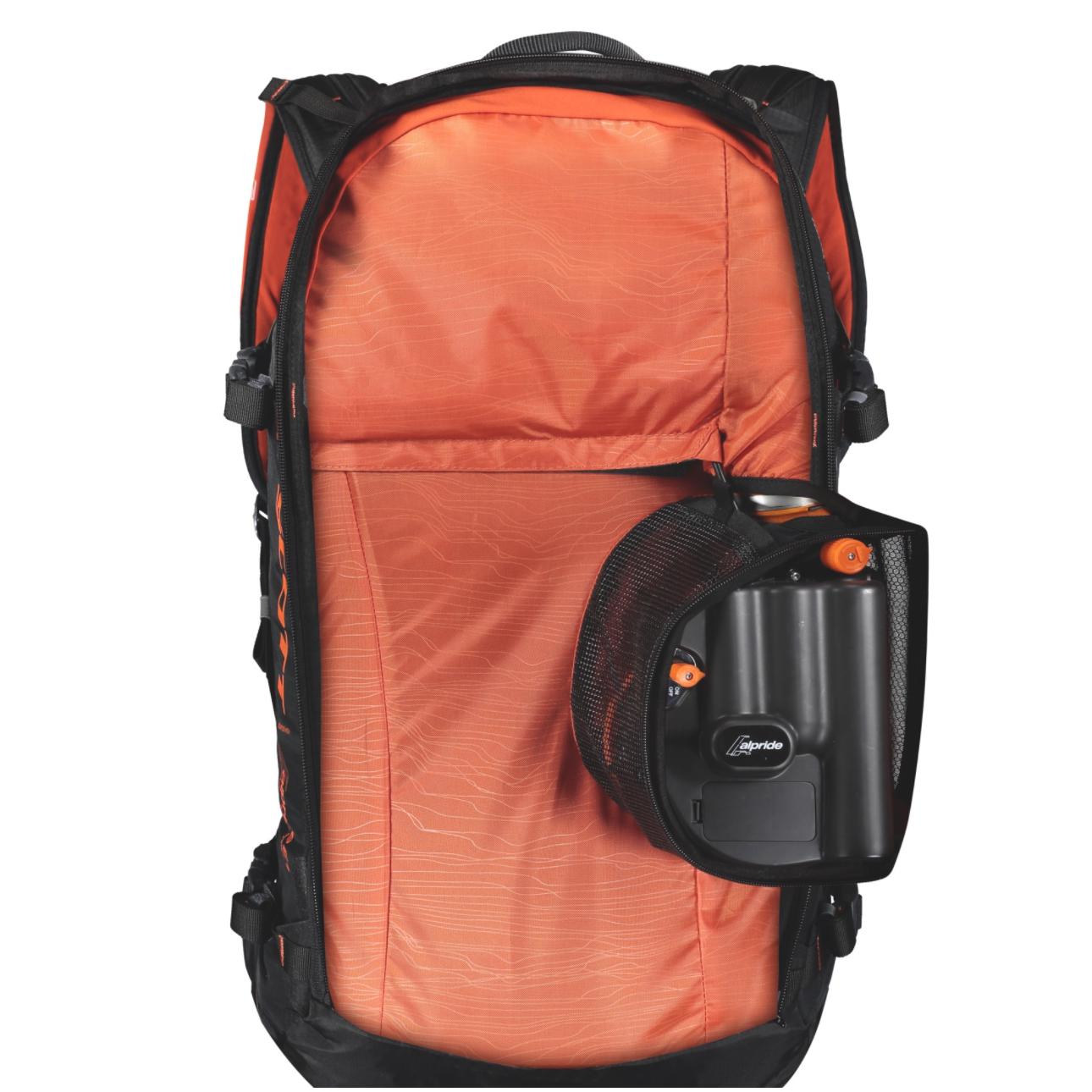 Image of Patrol E1 Backpack Including Avi System Black Gery tangerine orange 30L W20/21 SCOTT
