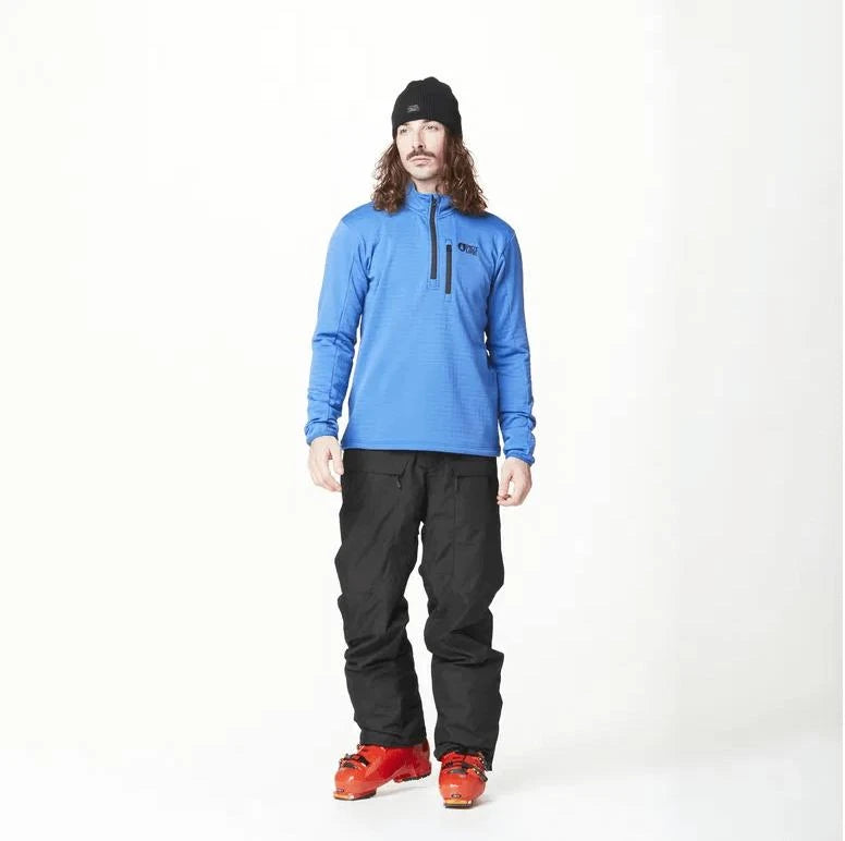 Image of PICTURE ORGANIC CLOTHING Picture Bake Grid 1/4 Fleece  Snowfit