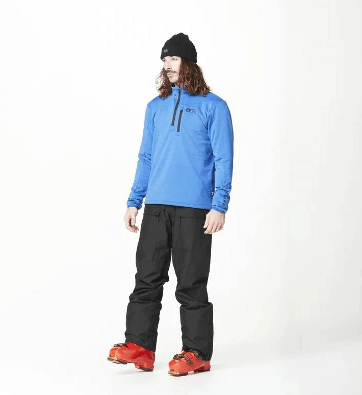 Image of PICTURE ORGANIC CLOTHING Picture Bake Grid 1/4 Fleece  Snowfit
