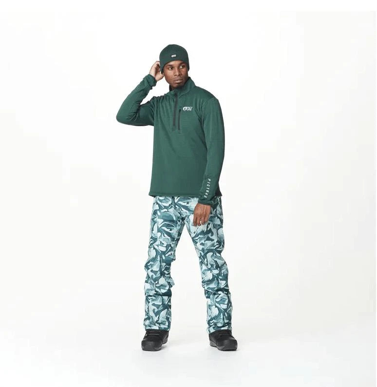 Image of PICTURE ORGANIC CLOTHING Picture Bake Grid 1/4 Fleece  Snowfit