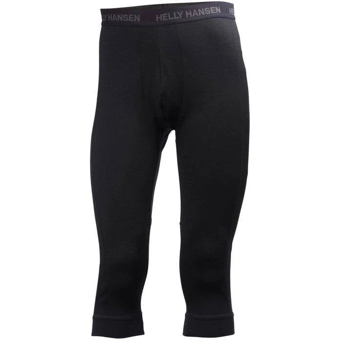 Helly Hansen Hh Lifa Merino 3/4 Pant Black HELLY HANSEN