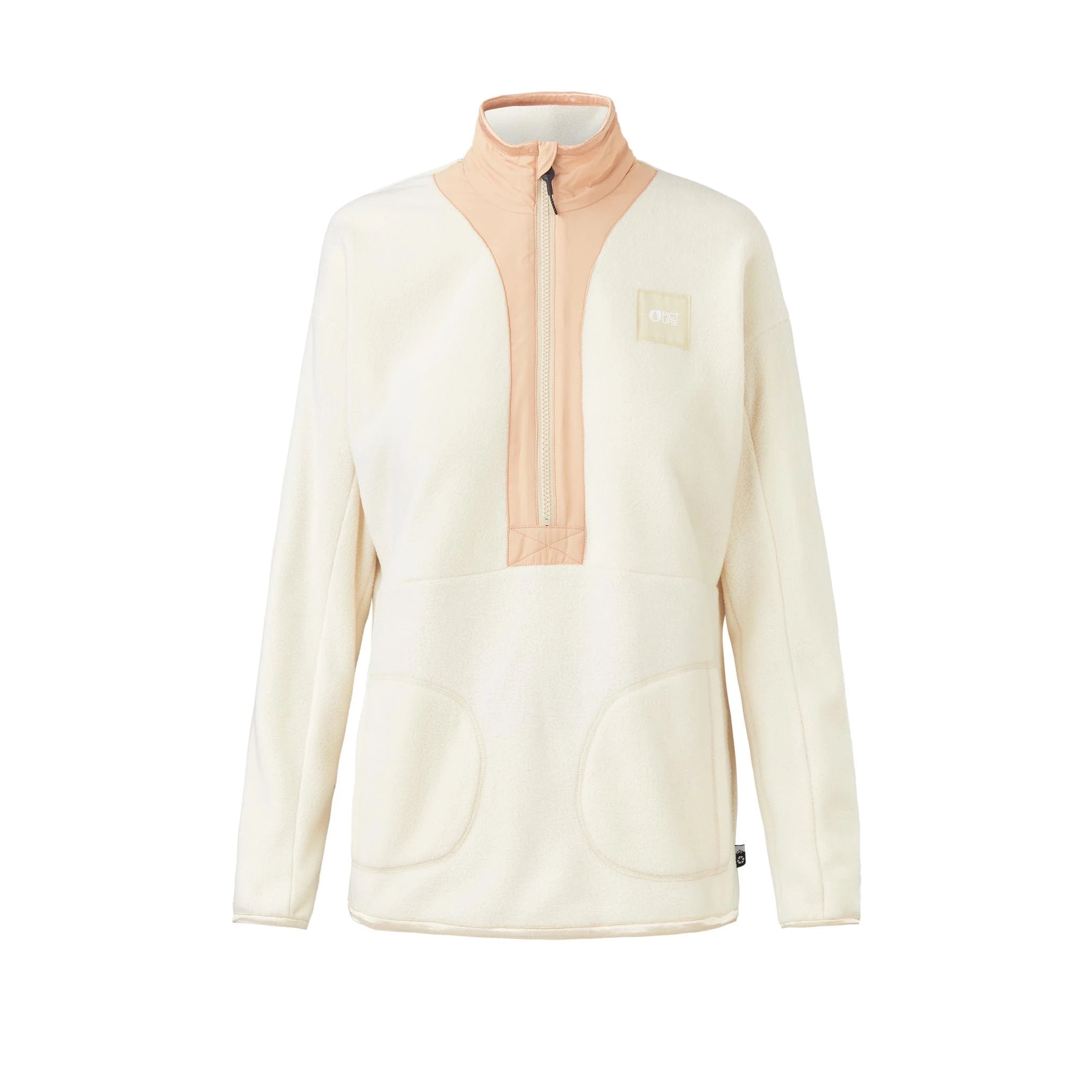 Image of Picture Bakki 1/4 Tech Fleece Smoke White PICTURE ORGANIC CLOTHING