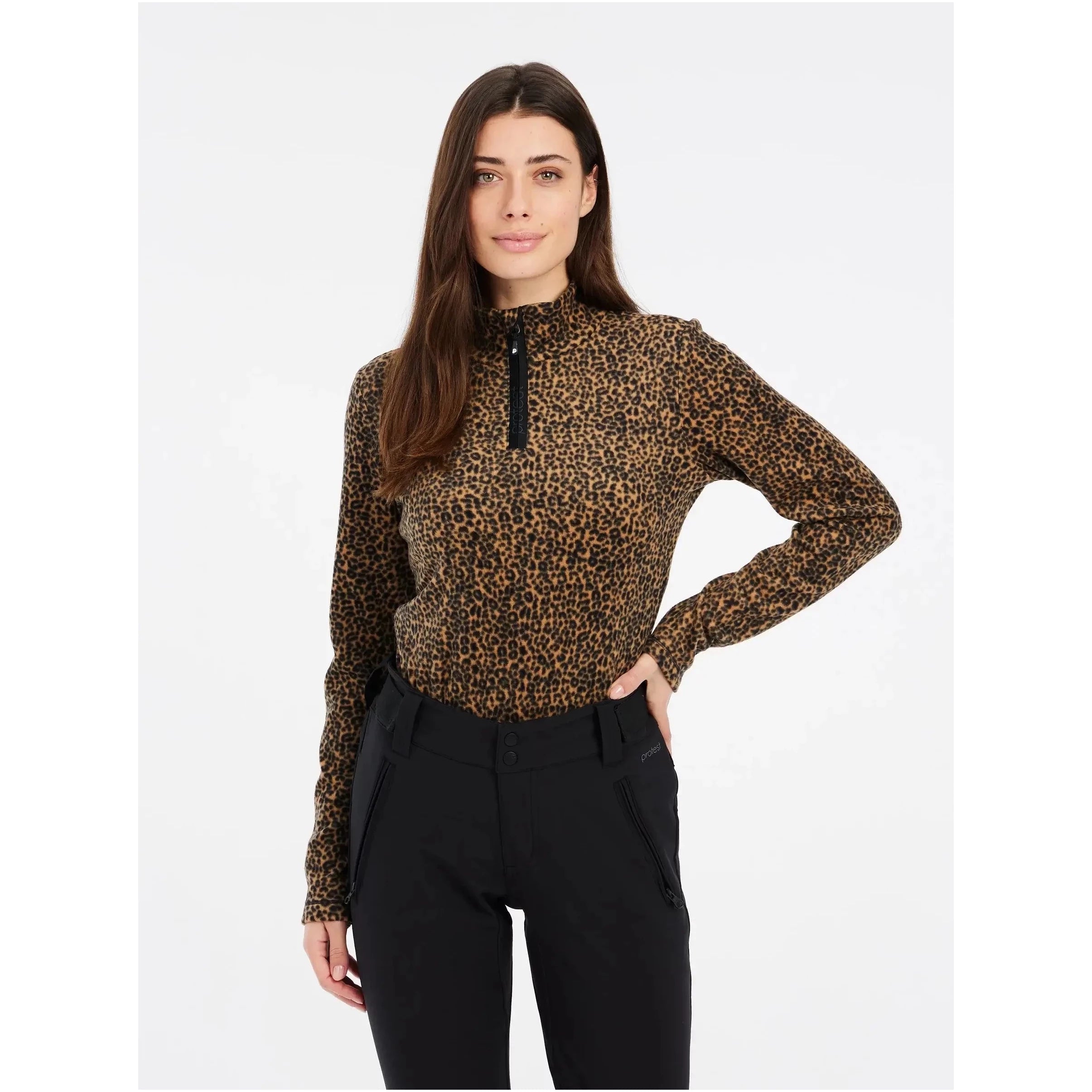 Image of PROTEST Protest Fuzzy 1/4 Zip Active Top  Snowfit