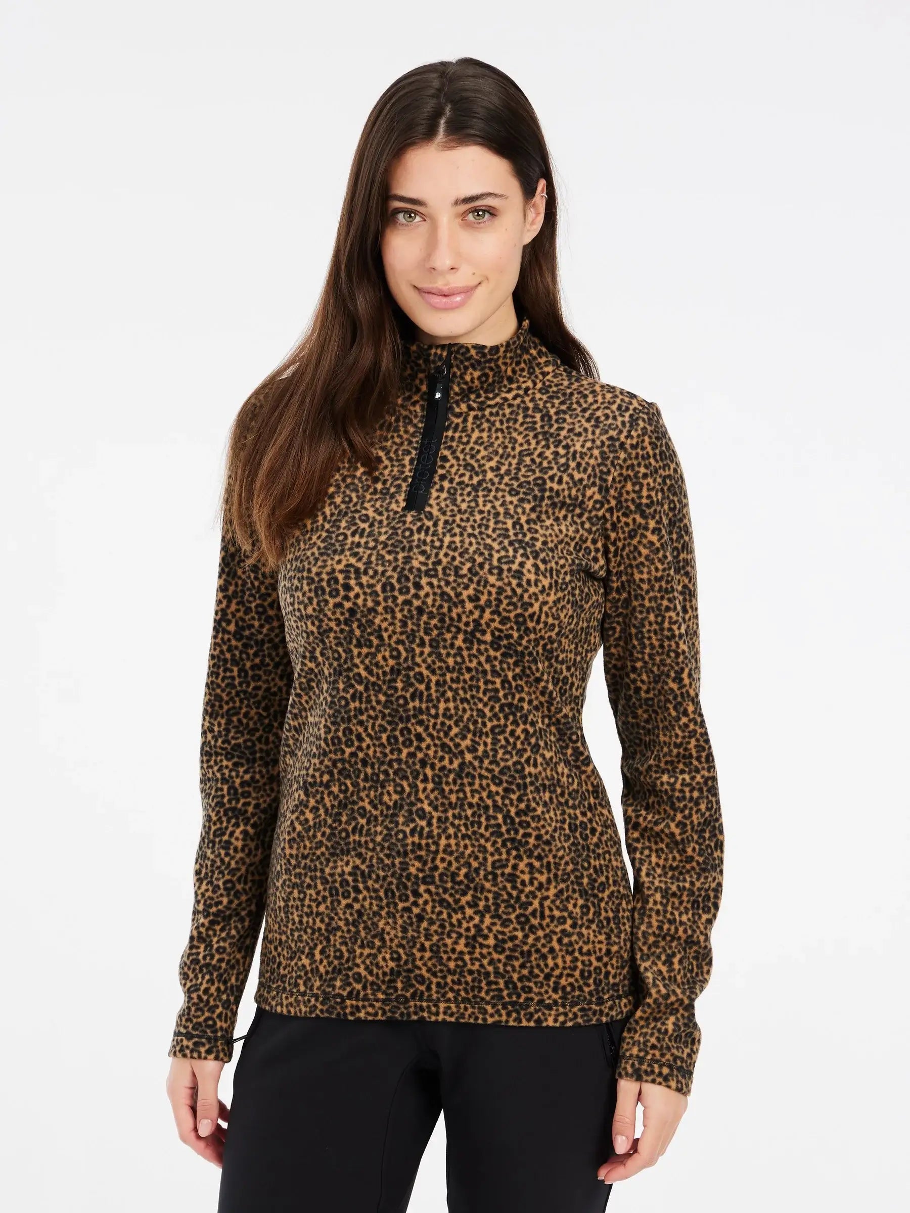 PROTEST Protest Fuzzy 1/4 Zip Active Top  Snowfit