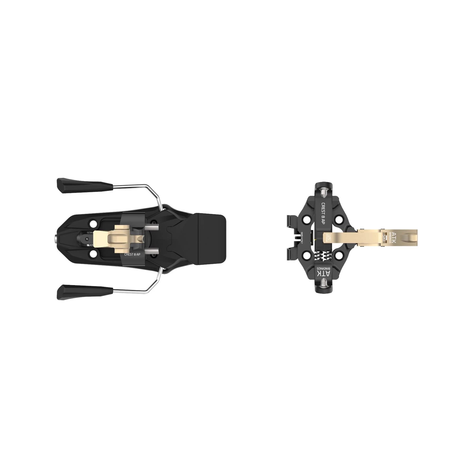 Image of ATK Crest 8 AP Ski Binding Black Light Bronze ATK BINDINGS