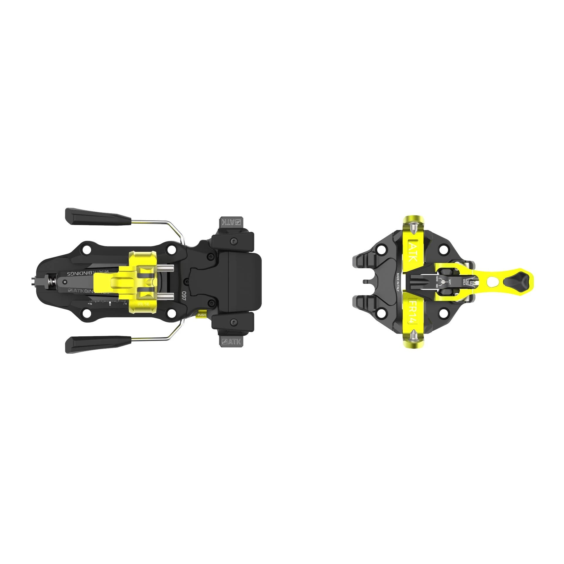 Image of ATK FR 14 Ski Binding Yellow ATK BINDINGS