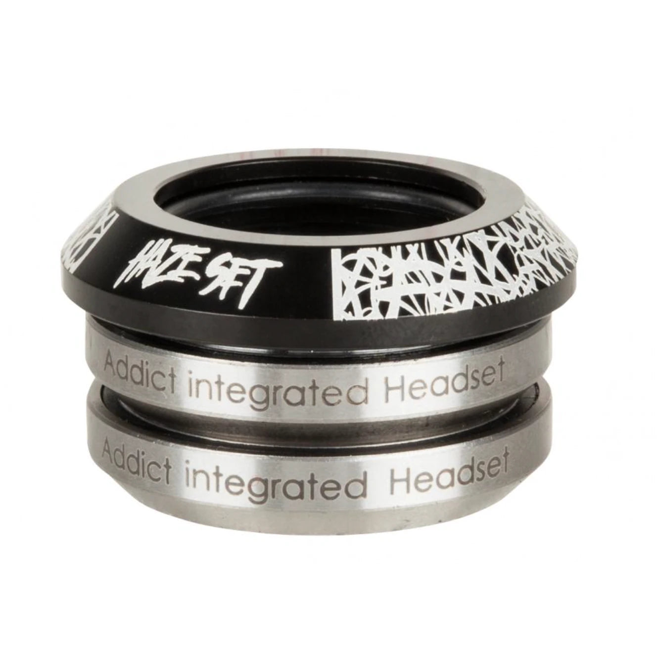 Image of Addict Addict Integrated Headset Hazeset Black 1 1/8 IN  Snowfit