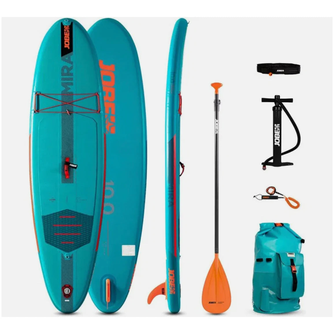 JOBE Aero Mira SUP Board 10.0 Package Teal Snowfit