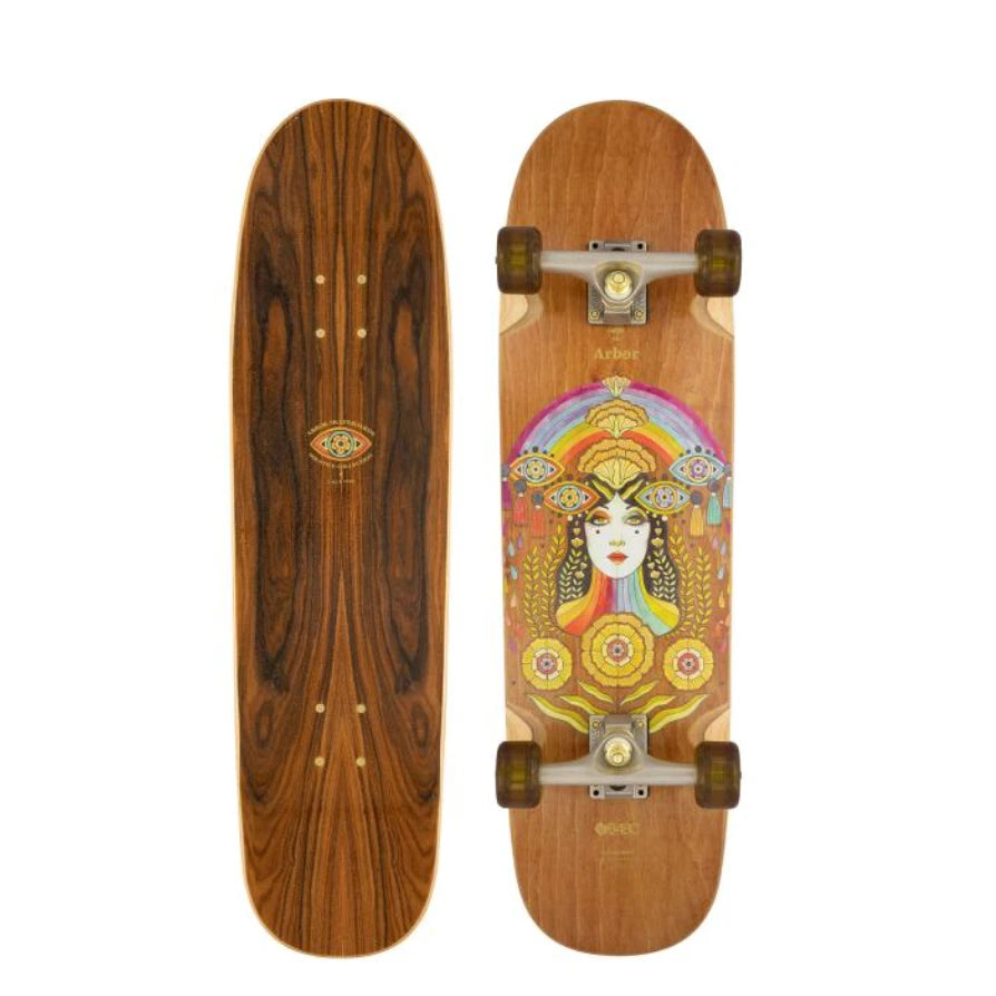 Arbor Arbor Cruiser Complete Skateboard Solstice B4BC Cucharon Multi  Snowfit