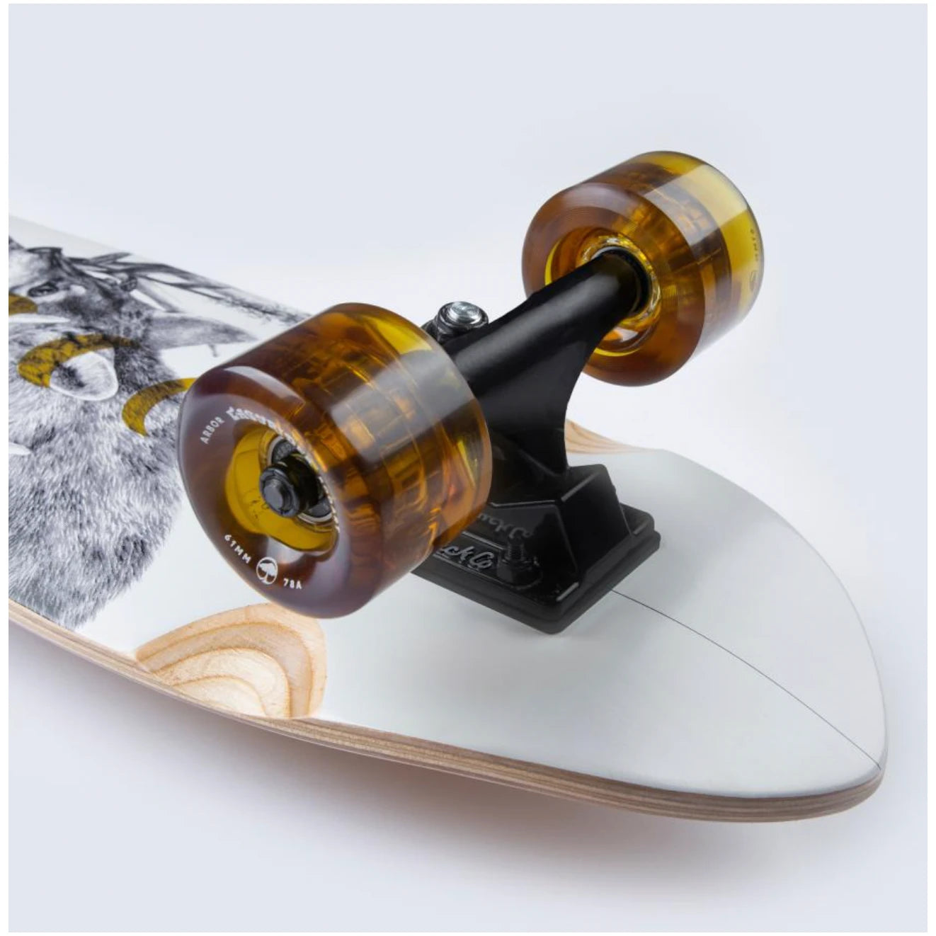 Image of Arbor Arbor Cruiser Skateboard Bamboo Pocket Rocket 27 IN  Snowfit