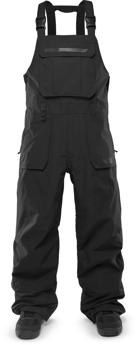 Image of THIRTYTWO BASEMENT BIB PANT Black  Snowfit