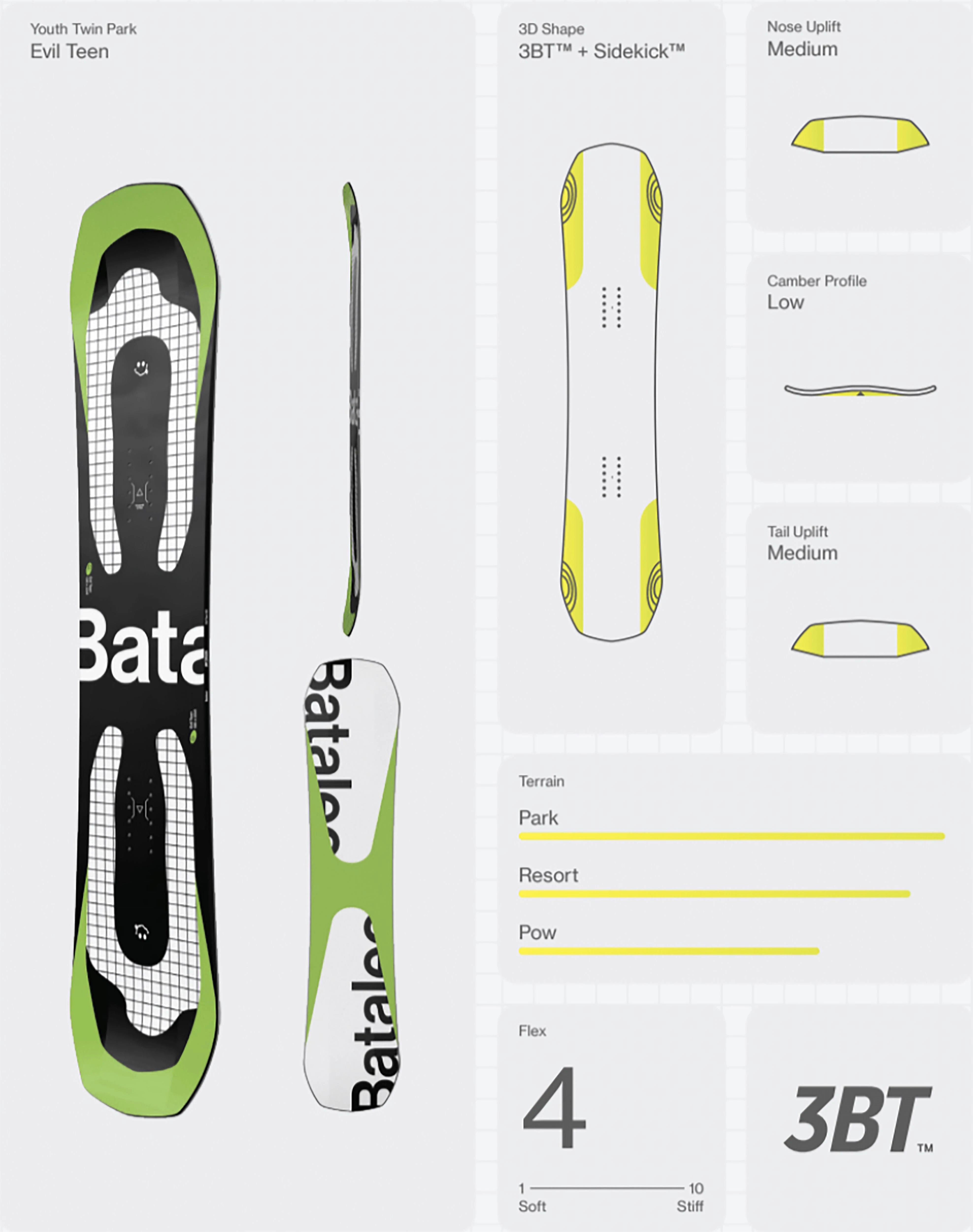 Image of Bataleon Evil Teen Snowboard BATALEON