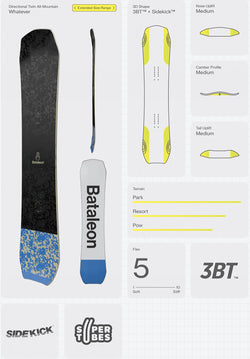 Collection of Bataleon Whatever Snowboard BATALEON in a gallery layout