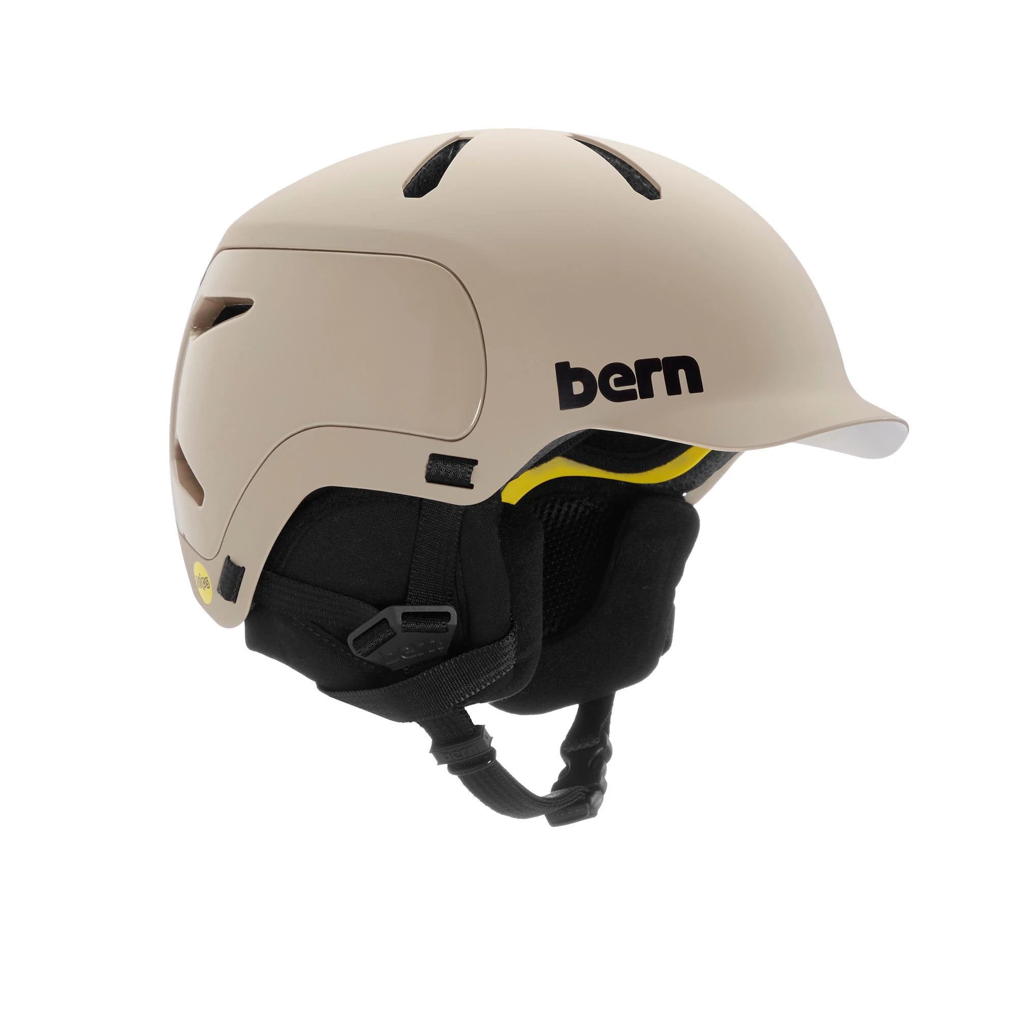 Image of Bern Watts 2.0 MIPS Matte Sand +  Winter Liner BERN