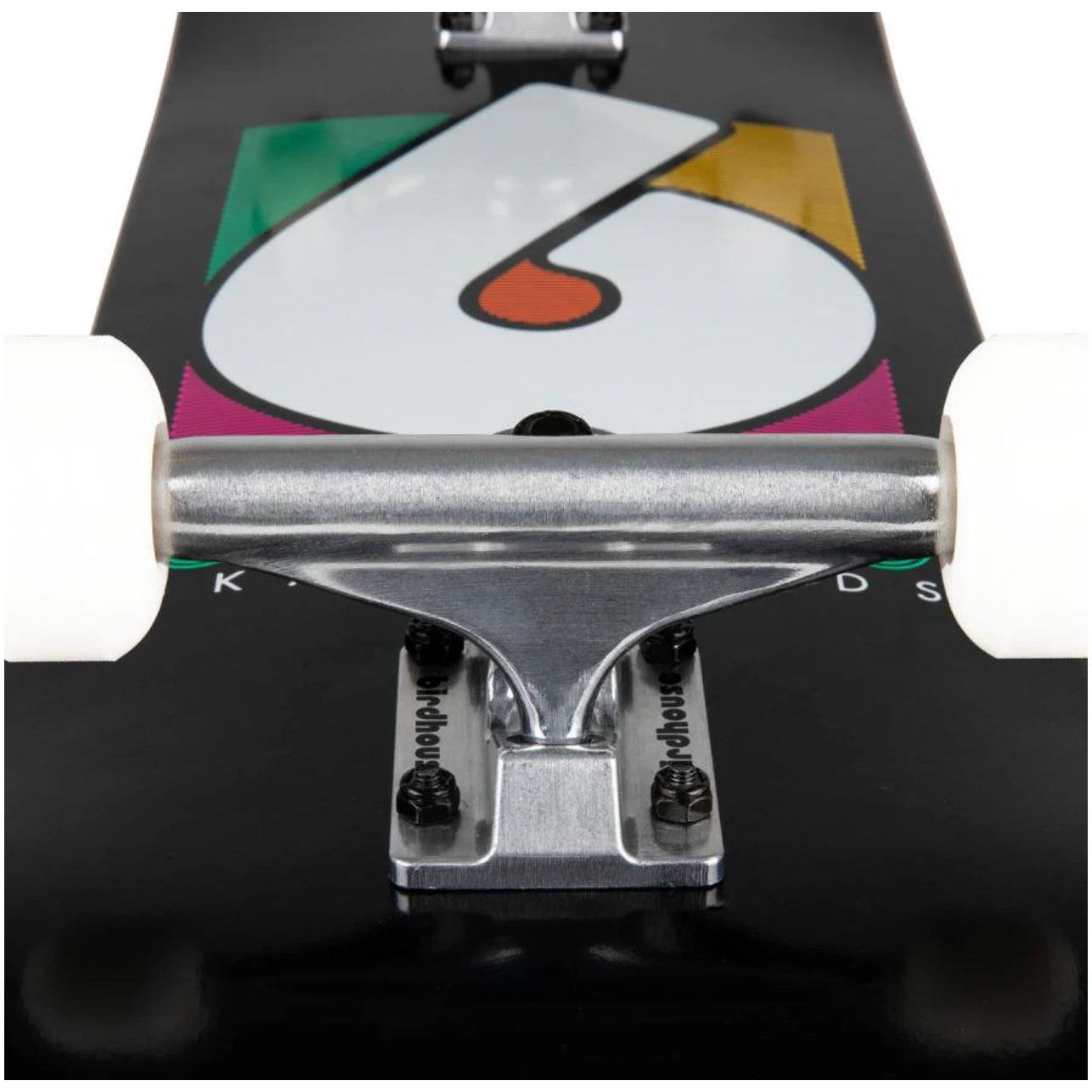 Image of Birdhouse Birdhouse Complete Skateboard - Neon B Logo Black  Snowfit
