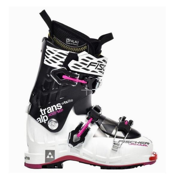 Collection of Fischer Transalp Vacuum W Ts Lite - Wht/Blk Ski Boots FISCHER in a gallery layout