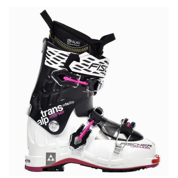 Image of Fischer Transalp Vacuum W Ts Lite - Wht/Blk Ski Boots FISCHER