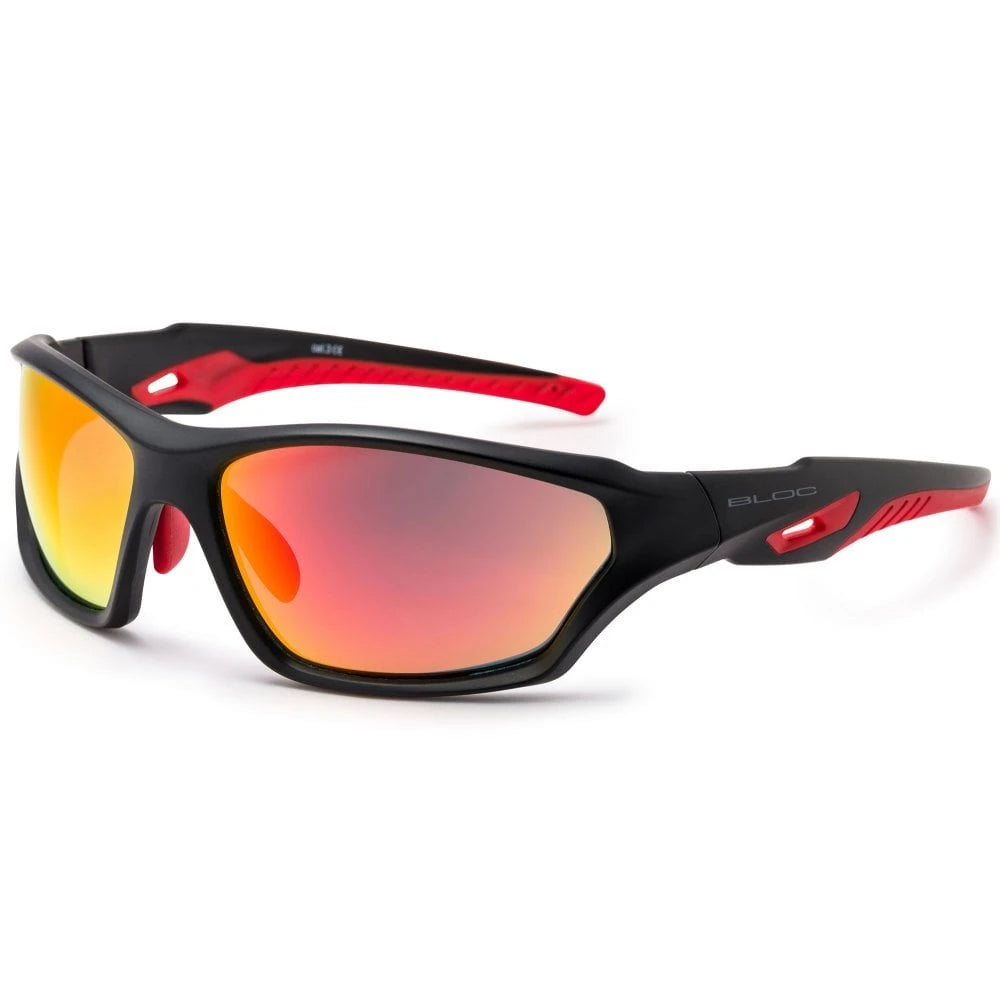 Image of BLOC EYEWEAR Bloc Beck Sunglasses Red-Lens Snowfit