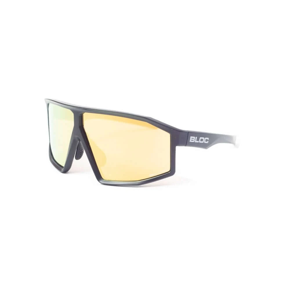 Image of BLOC EYEWEAR Bloc Blade 2 Sunglasses Gold-Lens Snowfit