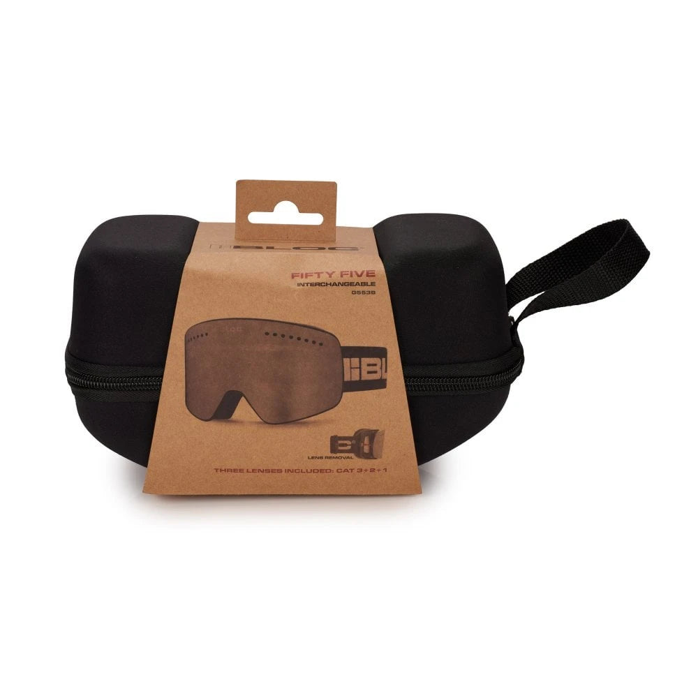 Image of Snowfit Bloc Fifty-Five Goggles 3 interchangeable lens  Snowfit