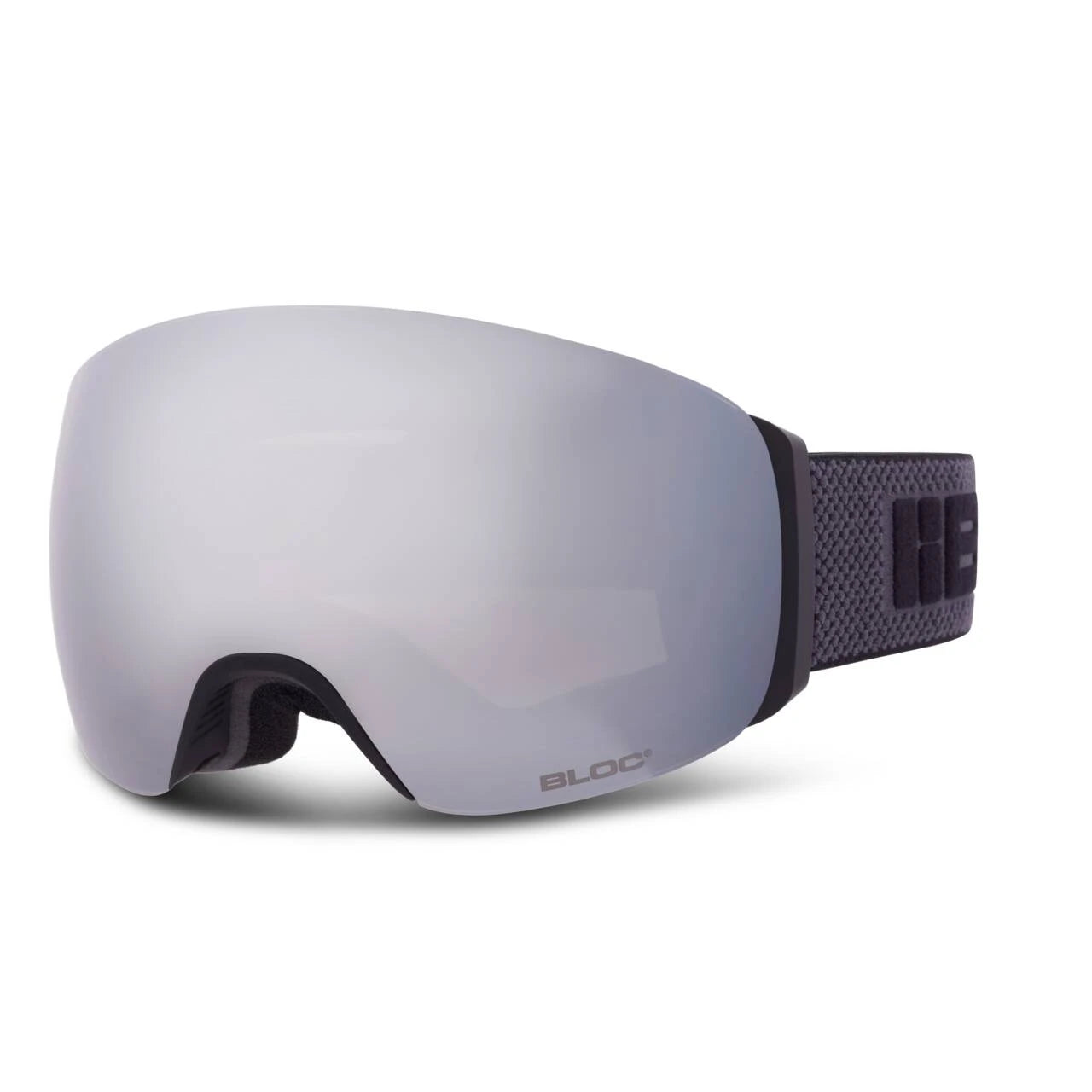 Image of BLOC EYEWEAR Bloc Forty-Five Goggles Silver-Mirror Snowfit