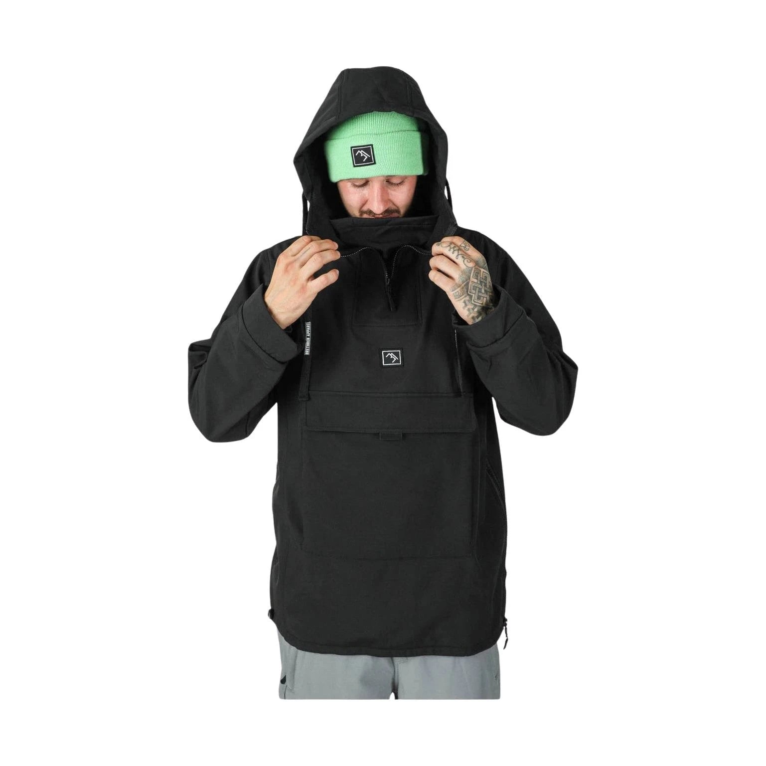 Image of BRETHREN APPAREL Brethren Access Anorak (Copy) Darkside-L Snowfit