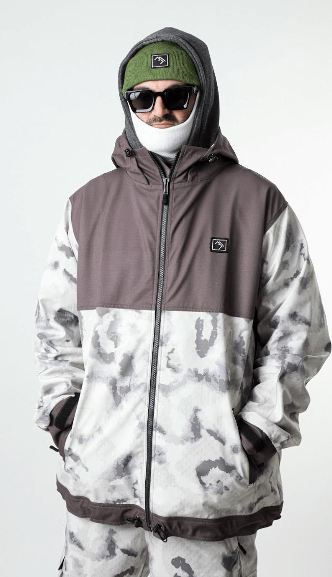 Image of BRETHREN APPAREL Brethren Access Full Zip Jacket Eskimo-Primer-XL Snowfit