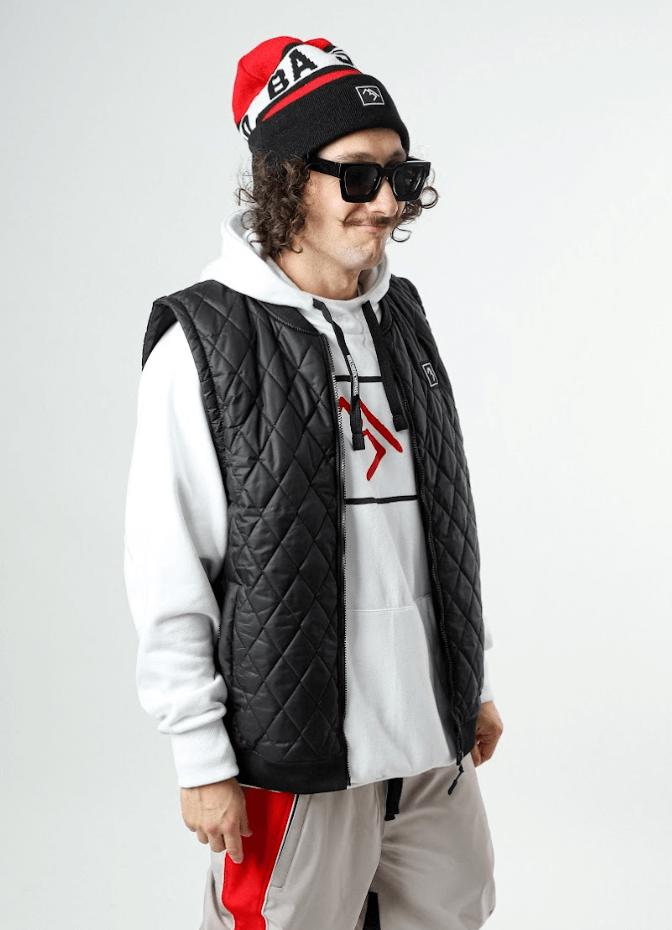 Image of BRETHREN APPAREL Brethren Quilted Gillet Vest  Snowfit