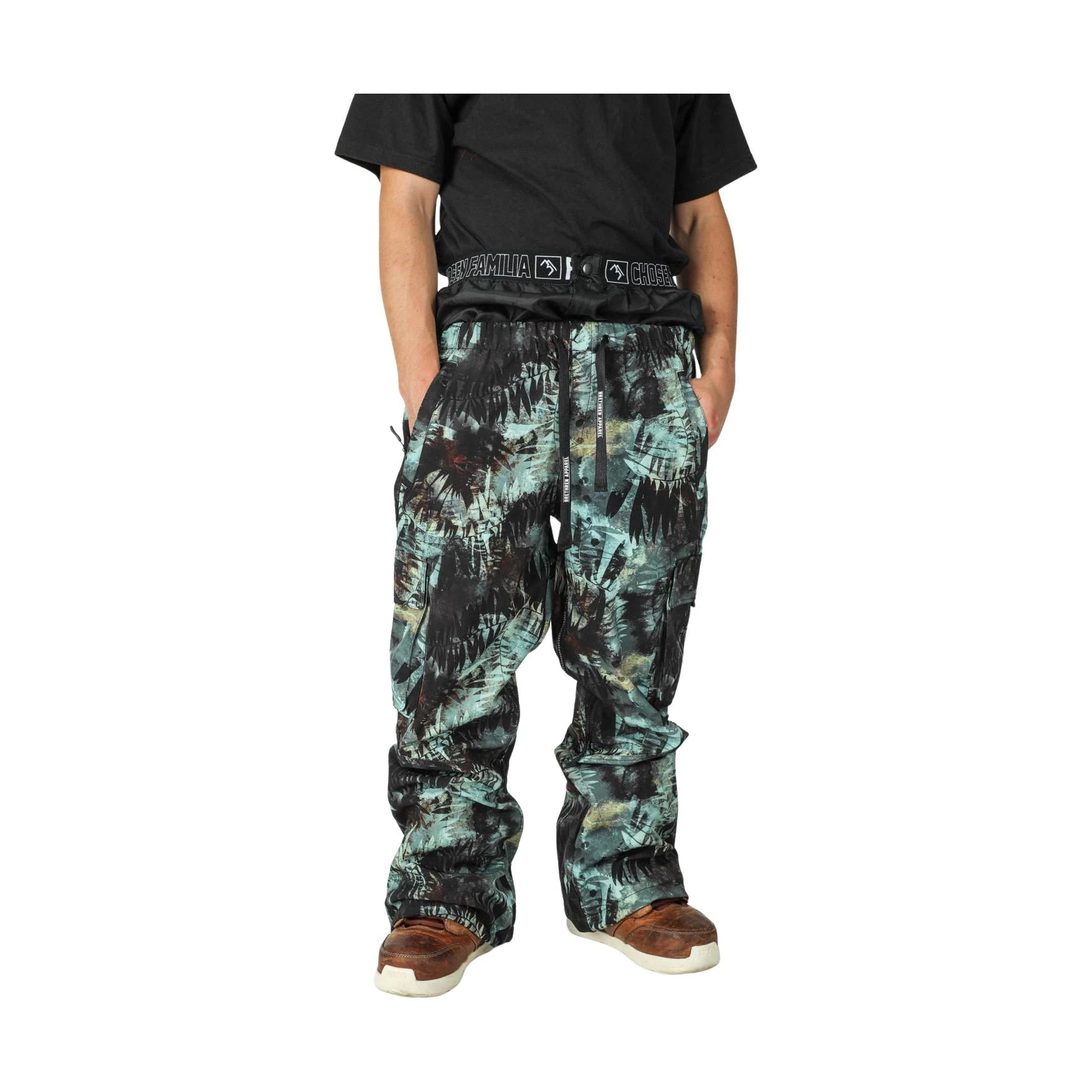 Image of Brethren Softshell Joggers - Jungle Ferns BRETHREN APPAREL