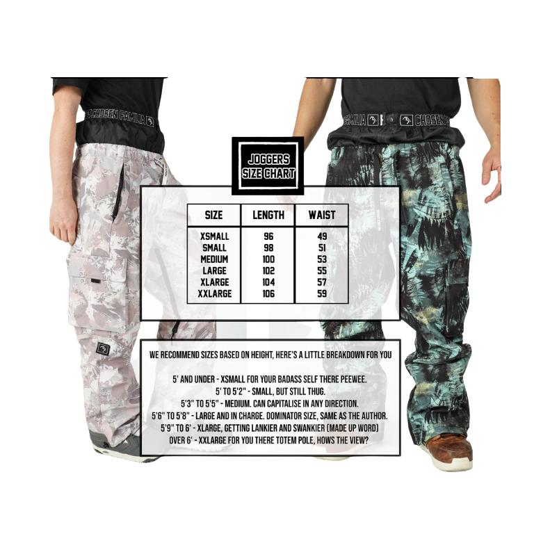 Brethren Softshell Joggers - Jungle Ferns BRETHREN APPAREL