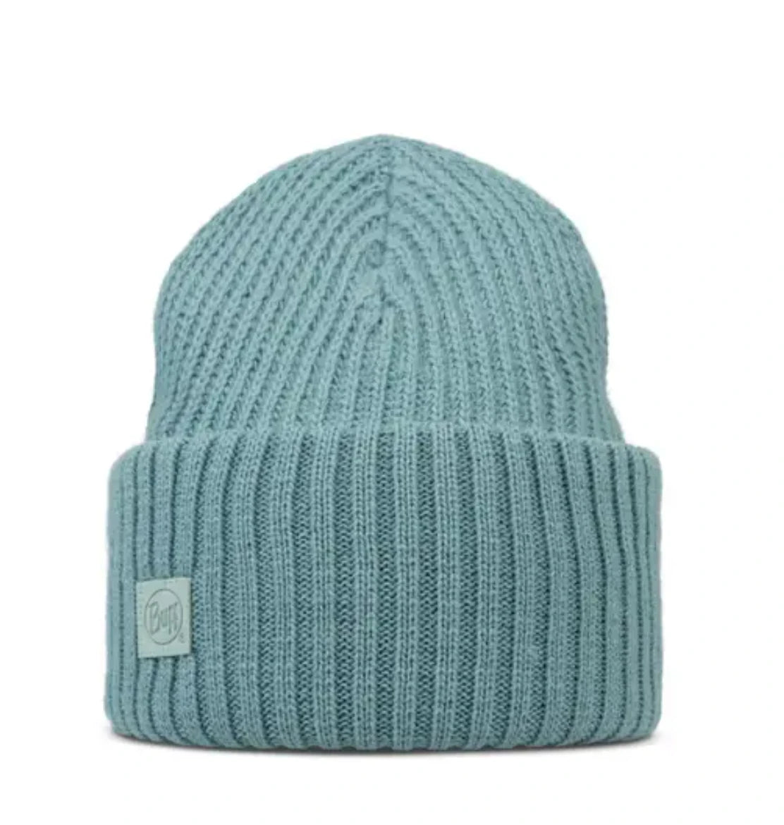 Image of Snowfit Buff Knitted Beanie Blue Glass Snowfit