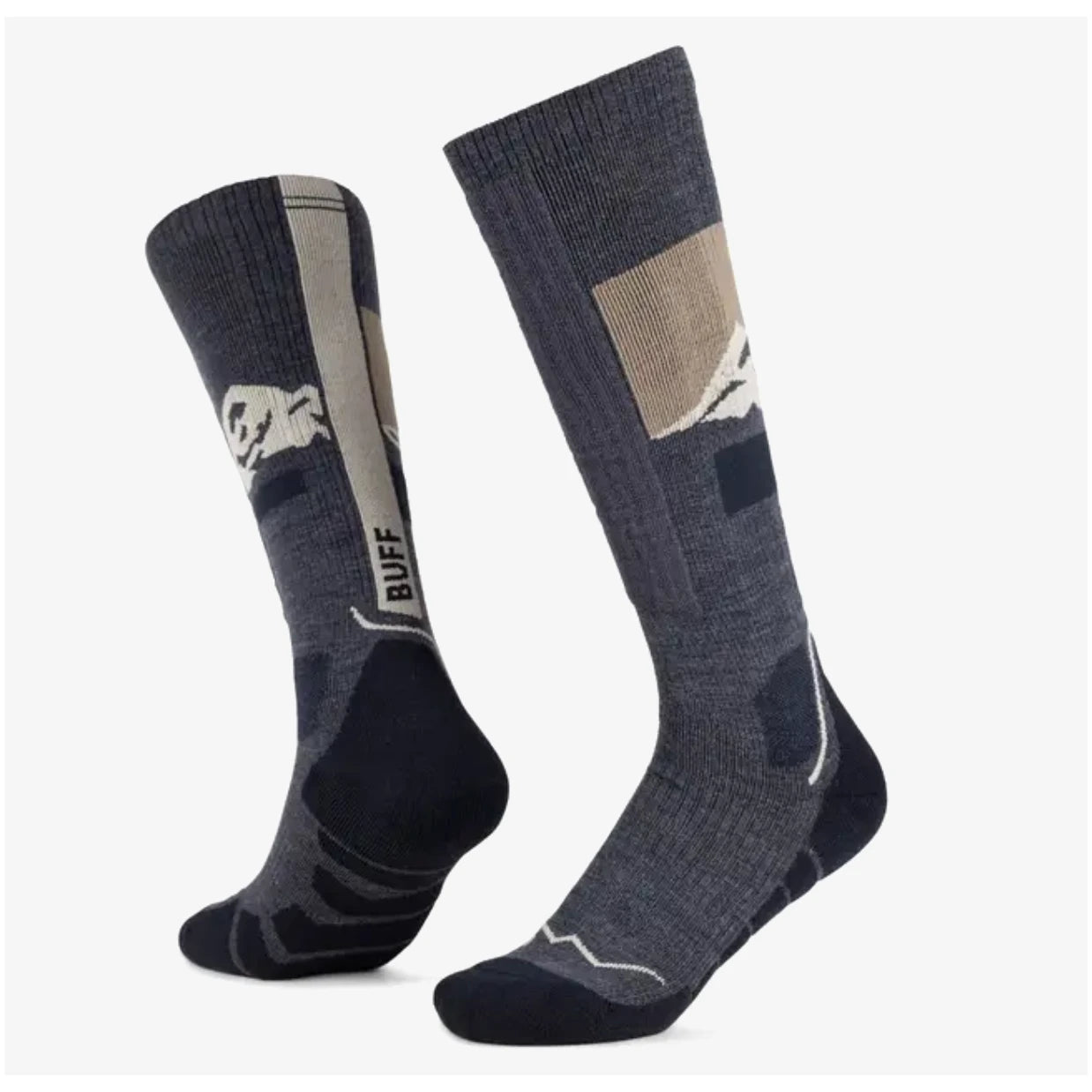Image of BUFF Buff Merino Heavyweight Ski Socks  Snowfit