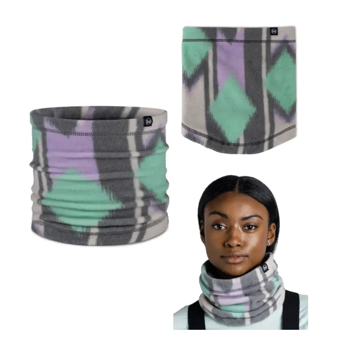 Snowfit Buff Polar Print Fleece Neck Warmer  Snowfit