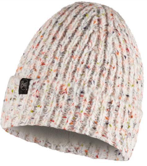 Image of BUFF Buff Sabine knitted & Fleece Hat Cloud-Adult Snowfit