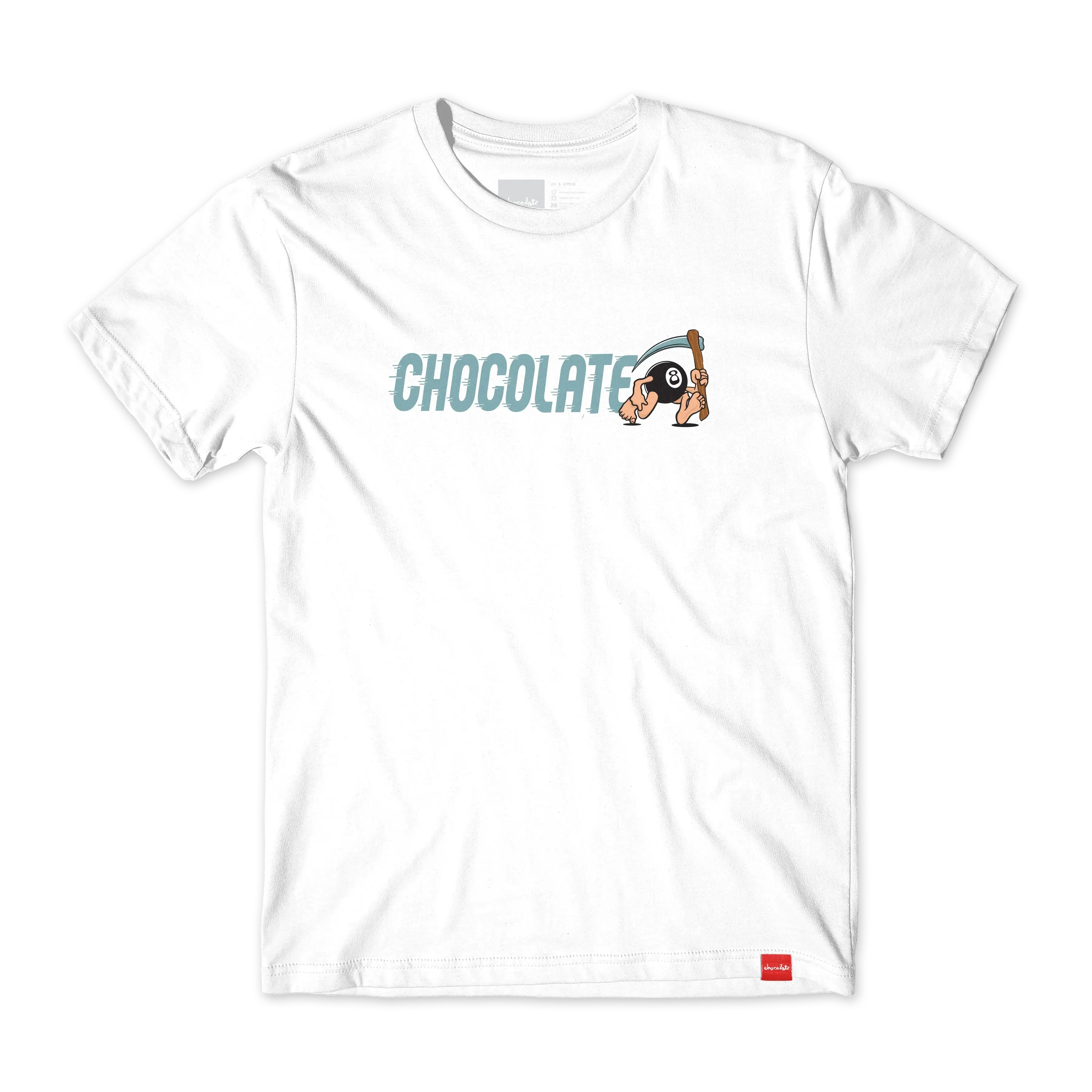 Image of Chocolate Chocolate Eightballer Tee White  Snowfit