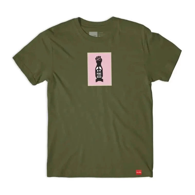 Image of Chocolate Chocolate Peace Not Bad Tee Army S Snowfit
