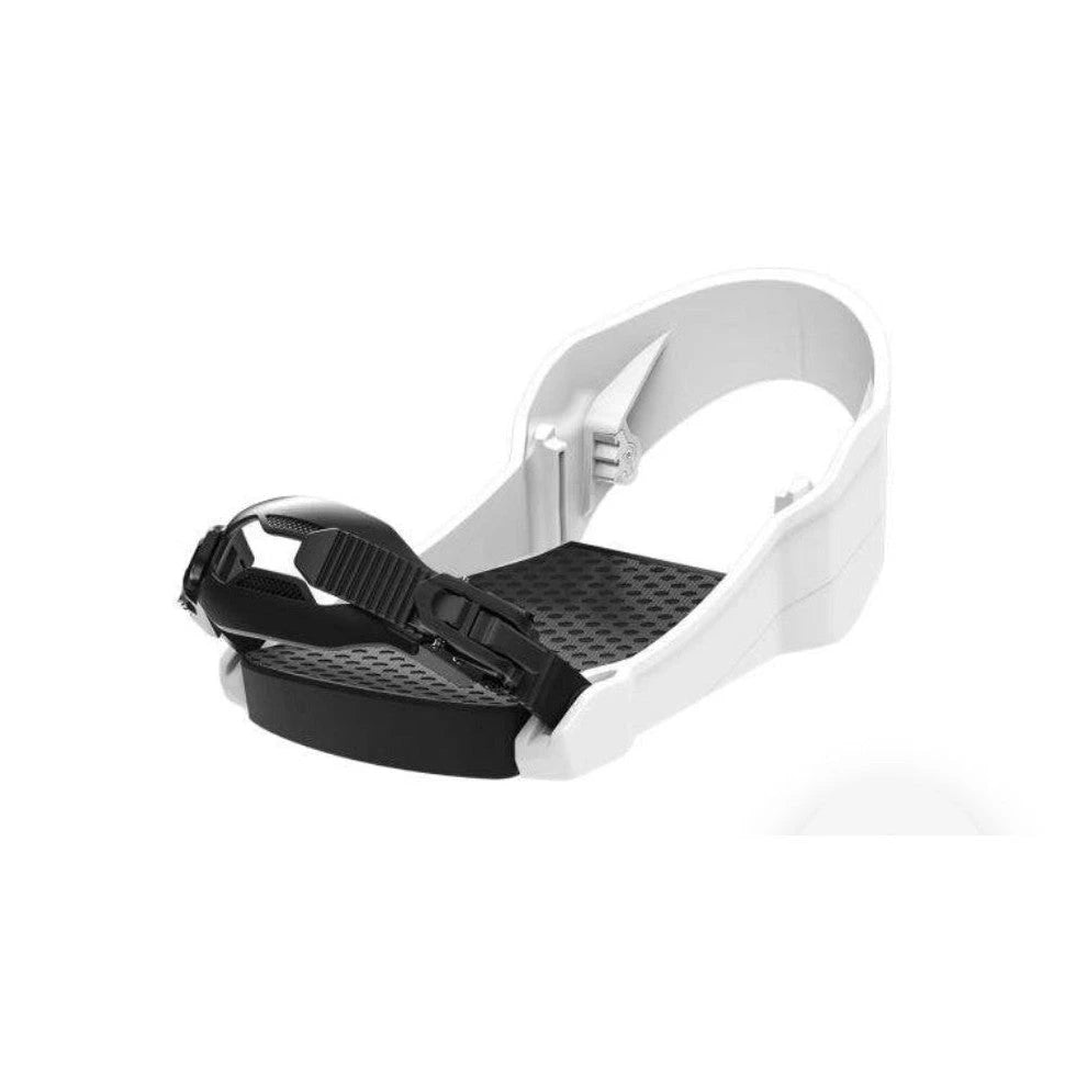 Image of Snowfit Clew Independence 1.0 2nd Base - Step in Snowboard Binding White / M Snowfit
