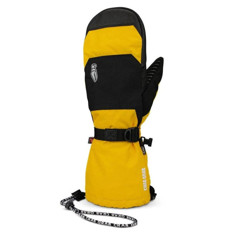 Image of Crab Grab Cinch Mitt -  Yellow-and-Black-XL -  Snowfit