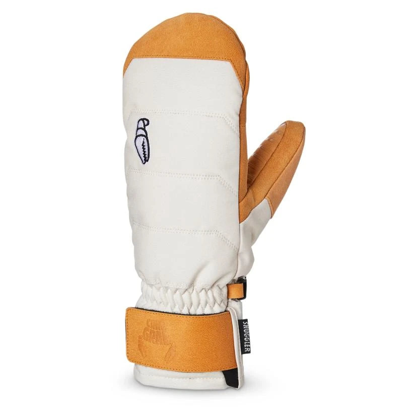 Image of Crab Grab Snuggler Womens Mitt Cream and Tan CRABGRAB