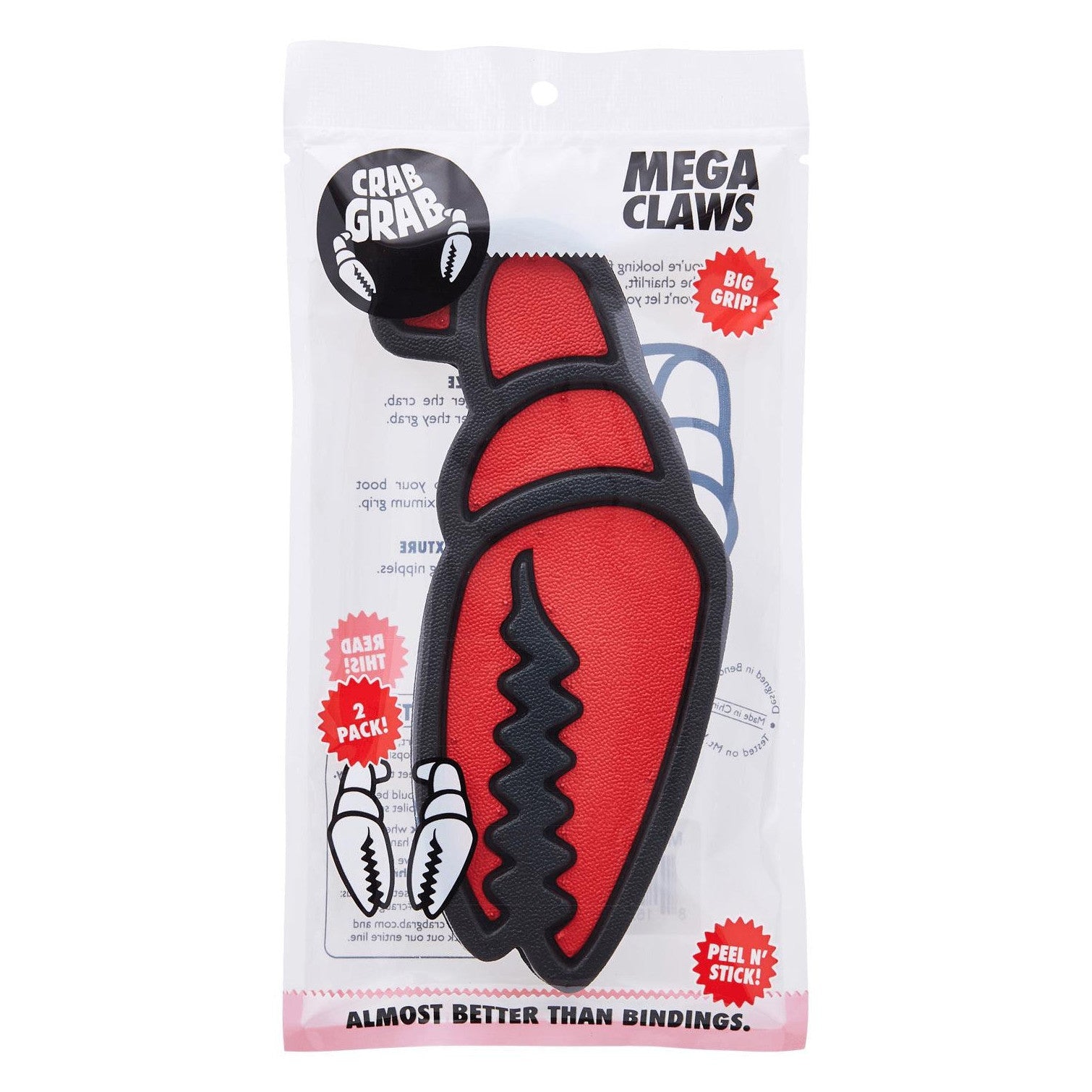 CrabGrab Mega Claw Black Red