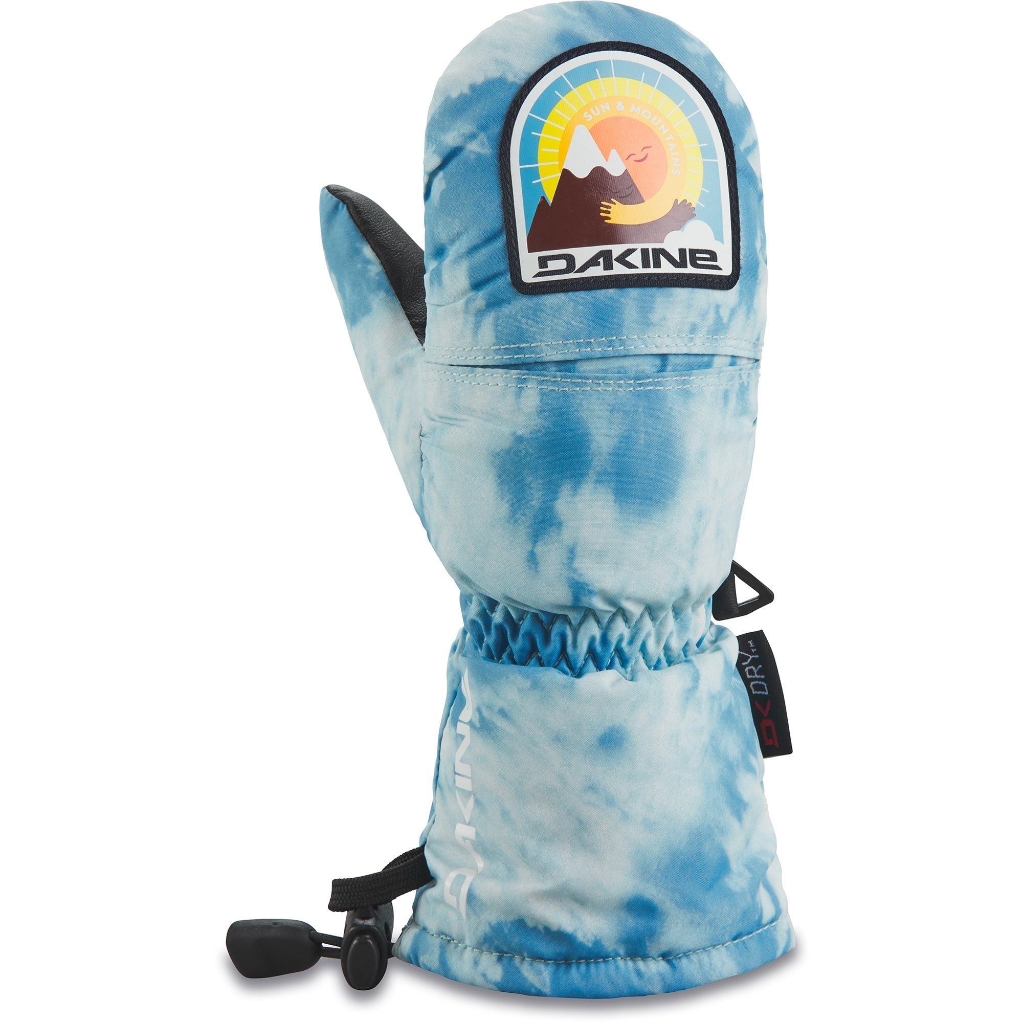 Image of Dakine Scrambler Mitt Kids Ski Mitten - Forest Friends & Nature Vibes DAKINE