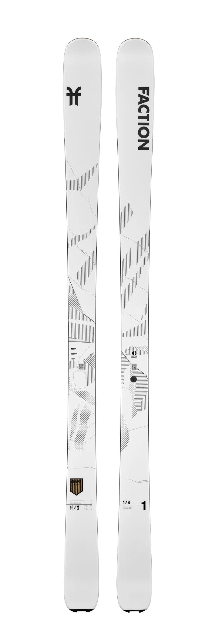 Image of Snowfit Faction Agent 1 Skis  Snowfit