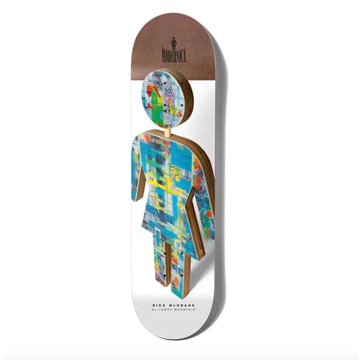 Image of Girl Girl Skateboard Deck Modernica x Lance Mountain Rick McCrank 8.125