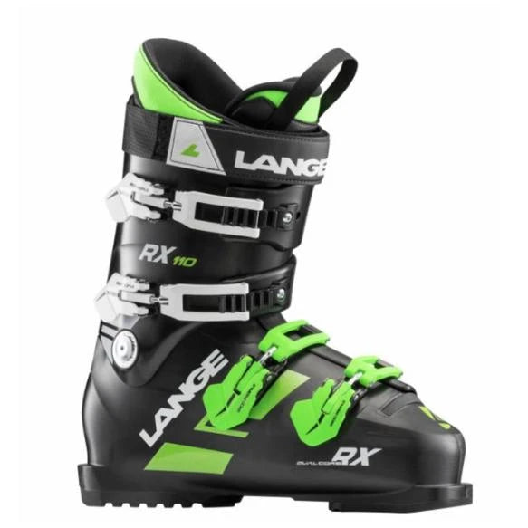 Collection of Lange Rx 110 Black/Green Ski Boots LANGE in a gallery layout