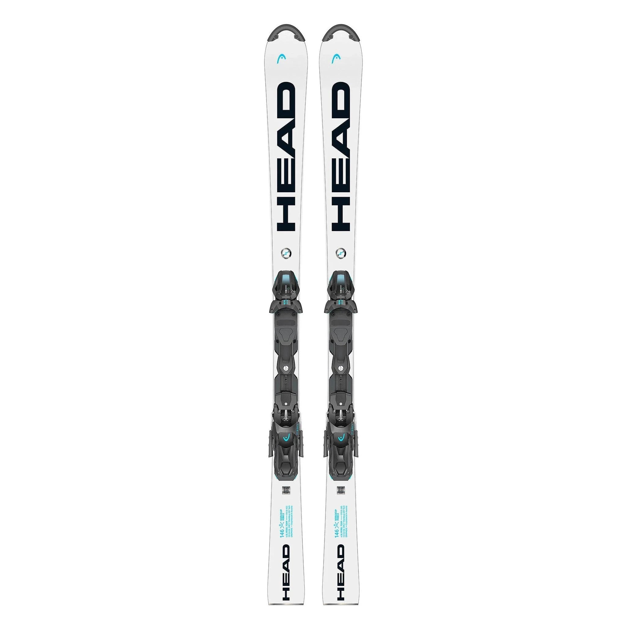 Collection of HEAD Head WCR e.SL Rebel Team SW RP WCR T Skis 25 2025-160cm Snowfit in a gallery layout