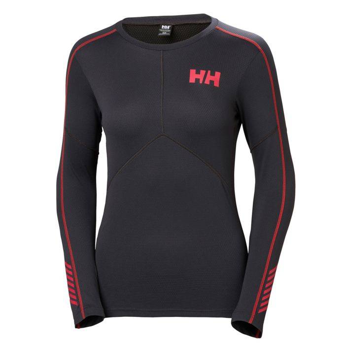 Image of Helly Hansen Hh Lifa Wms Active Crew Ebony HELLY HANSEN